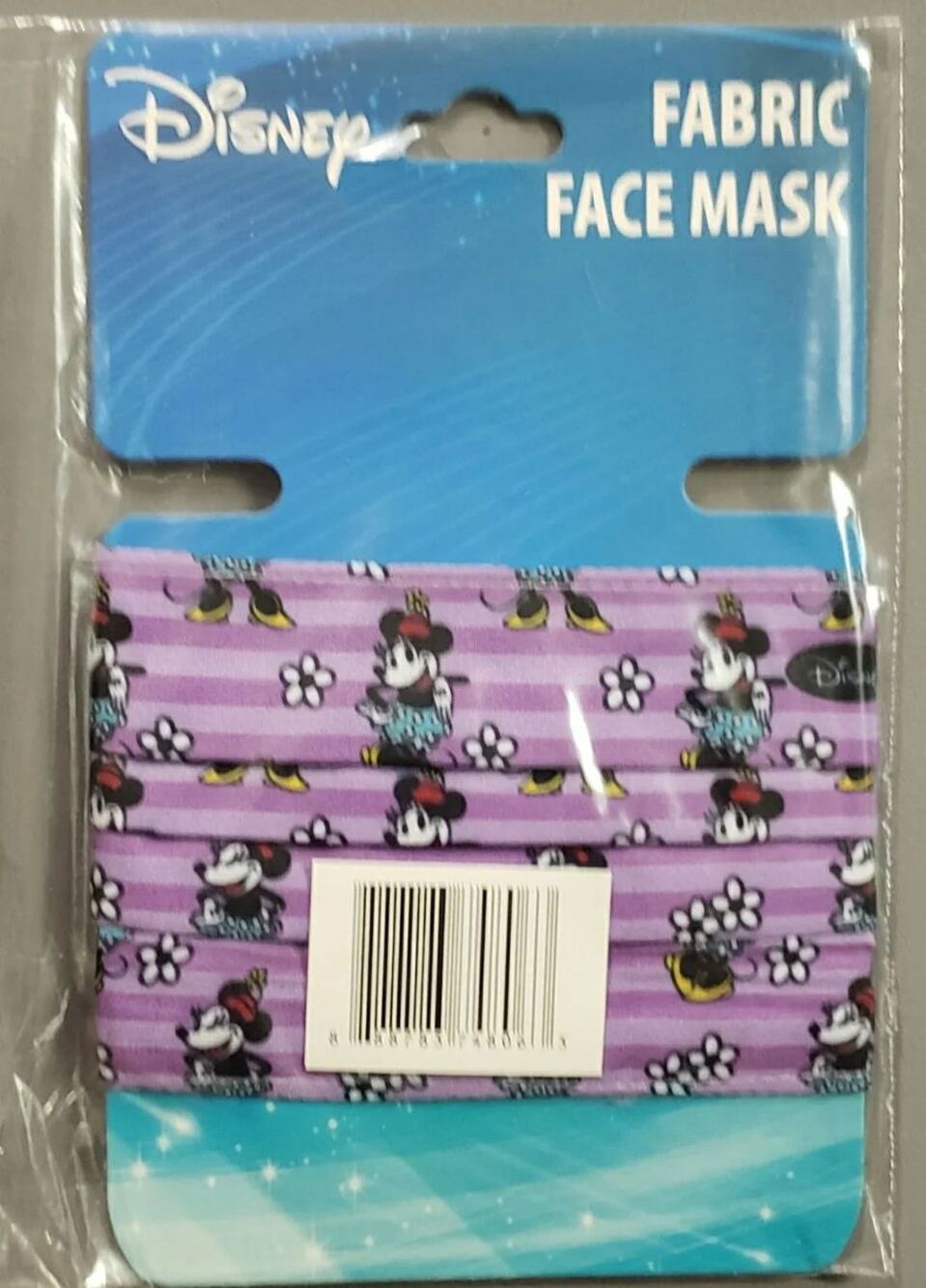 Disney Minnie Mouse Purple Kids Face Mask